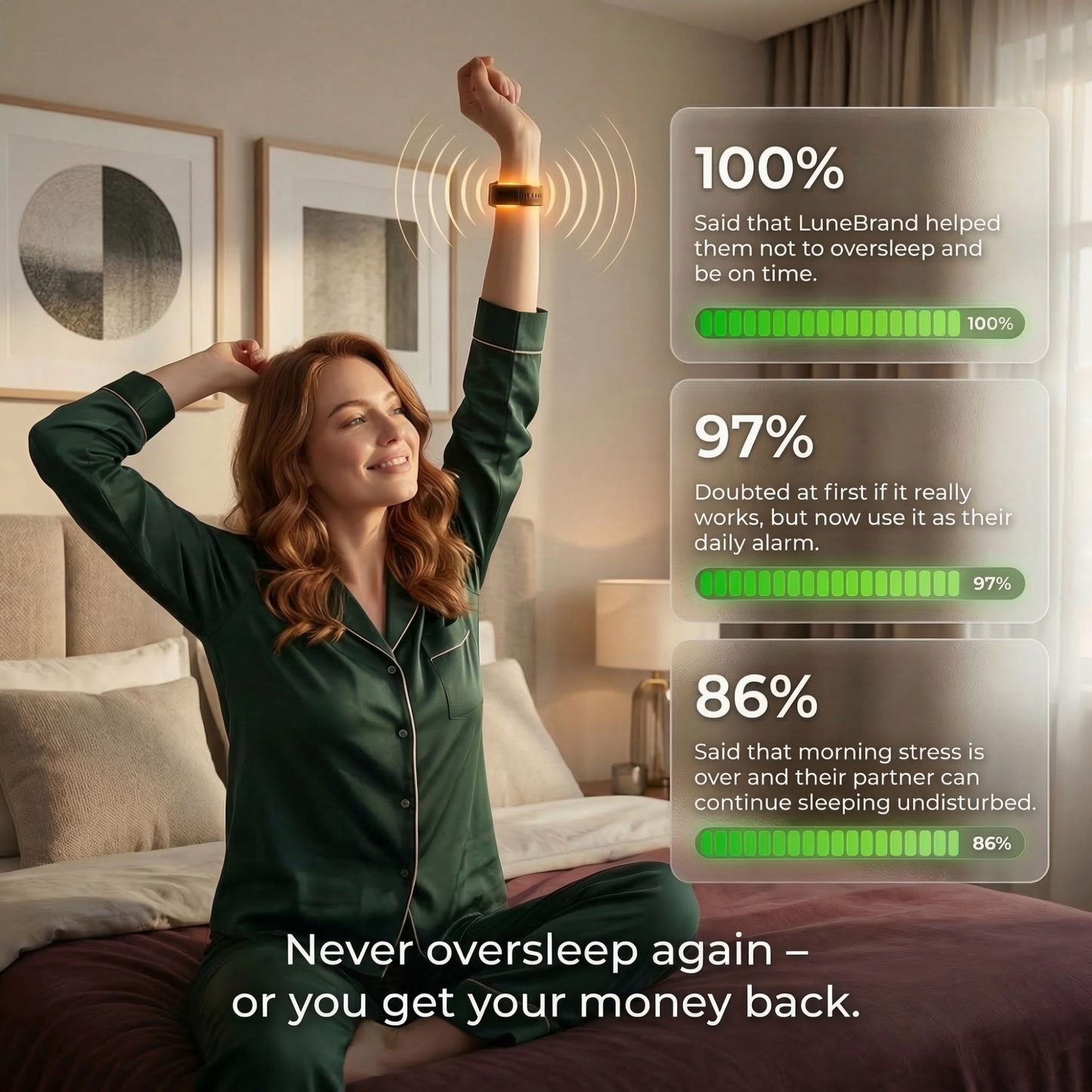 LuneBand Wake-Up Alarm